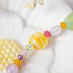 printemps bijoux verre pierre fleurs couleur fun carotte mouton tulipe occinelle creatrice verrier artisanal creation original collier (27)
