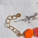 Faustine philomene artisan verrier murano verre perles bijoux original galets bracelet (5)