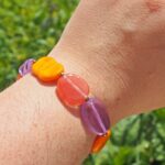 Faustine philomene artisan verrier murano verre perles bijoux original galets bracelet (7)