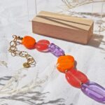 Faustine philomene artisan verrier murano verre perles bijoux original galets bracelet (9)