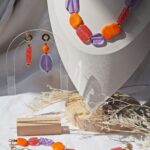 Faustine philomene artisan verrier murano verre perles bijoux original galets parure bracelet collier boucles oreilles