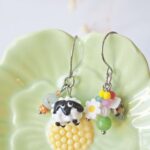 bijoux printemps perle verre artisanal original couleur fleurs pierres (24)