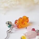 chezphilomene bijoux verre artisanal printemps asymetrique boucles oreilles creation (2)