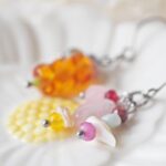 chezphilomene bijoux verre artisanal printemps asymetrique boucles oreilles creation (5)