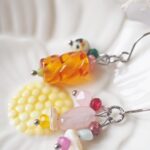 chezphilomene bijoux verre artisanal printemps asymetrique boucles oreilles creation (6)