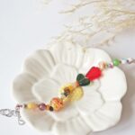 chezphilomene bijoux verre artisanal printemps asymetrique bracelet creation wow tulipe (1)