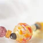 chezphilomene bijoux verre artisanal printemps asymetrique bracelet creation wow tulipe (2)