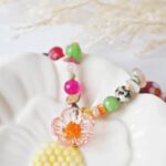 chezphilomene bijoux verre artisanal printemps collier creation fleurs tulipe (6)