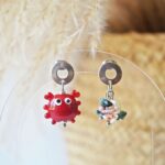chezphilomene bijoux verre perles artisanales été summer marin filé boucles oreilles crabes (9)