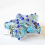 chezphilomene bijoux verre perles artisanales été summer marin filé boucles oreilles etoile mer coquillage (33)