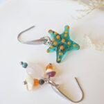 chezphilomene bijoux verre perles artisanales été summer marin filé boucles oreilles etoile mer coquillage (46)