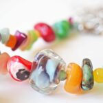chezphilomene bijoux verre perles artisanales été summer marin filé collier pendentif (31)