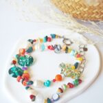 chezphilomene bijoux verre perles artisanales été summer marin filé collier pendentif poisson (1)