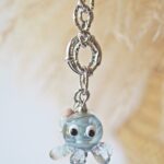 chezphilomene bijoux verre perles artisanales été summer marin filé collier pendentif poulpe (1)