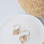 chez philomene bijoux verre filé boucles oreilles creatrice artisanal coeur paillette mica (3)