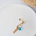 chez philomene bijoux verre filé boucles oreilles paulette creatrice artisanal bleu translucide (2)