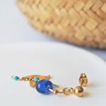 chez philomene bijoux verre filé boucles oreilles paulette creatrice artisanal colombe oiseau bleu (1)