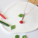 chez philomene bijoux verre filé creation originales artisanales cerises fruits collier (12)