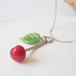 chez philomene bijoux verre filé creation originales artisanales cerises fruits collier (15)