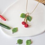 chez philomene bijoux verre filé creation originales artisanales cerises fruits collier (16)