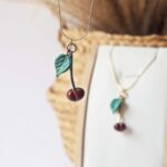 chez philomene bijoux verre filé creation originales artisanales cerises fruits collier (23)