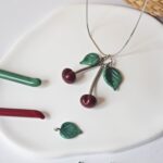 chez philomene bijoux verre filé creation originales artisanales cerises fruits collier (25)
