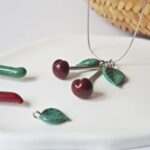 chez philomene bijoux verre filé creation originales artisanales cerises fruits collier (26)