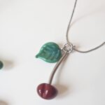 chez philomene bijoux verre filé creation originales artisanales cerises fruits collier (33)