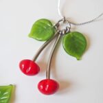 chez philomene bijoux verre filé creation originales artisanales cerises fruits collier (9)