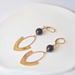 chez philomene gloria boucles oreilles asymetriques verre bijoux filé artisanal creation rochelle or doré argent acier (17)