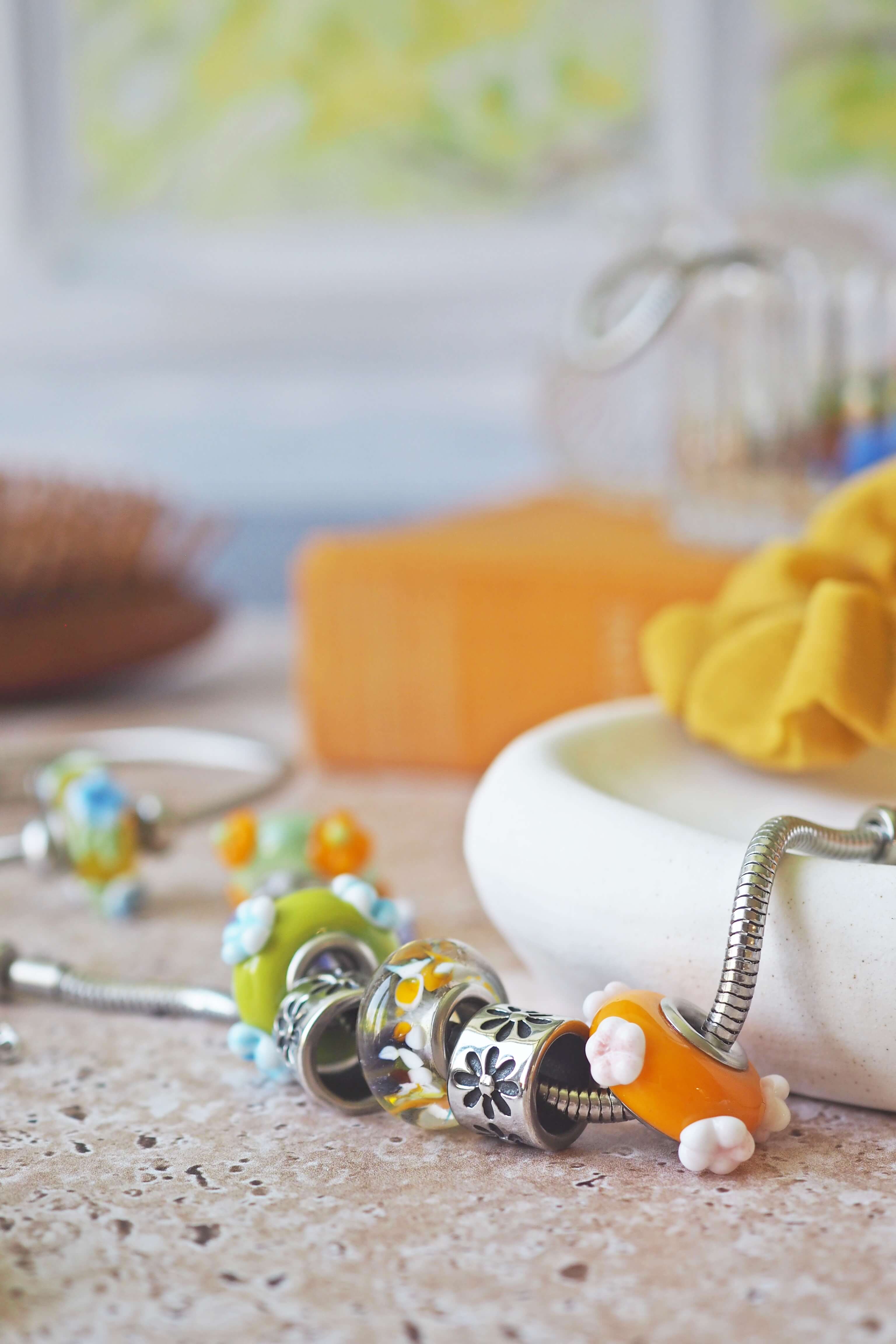 perle verre sertie pandora murano philomène filé bijoux bracelet créatrice france (1)