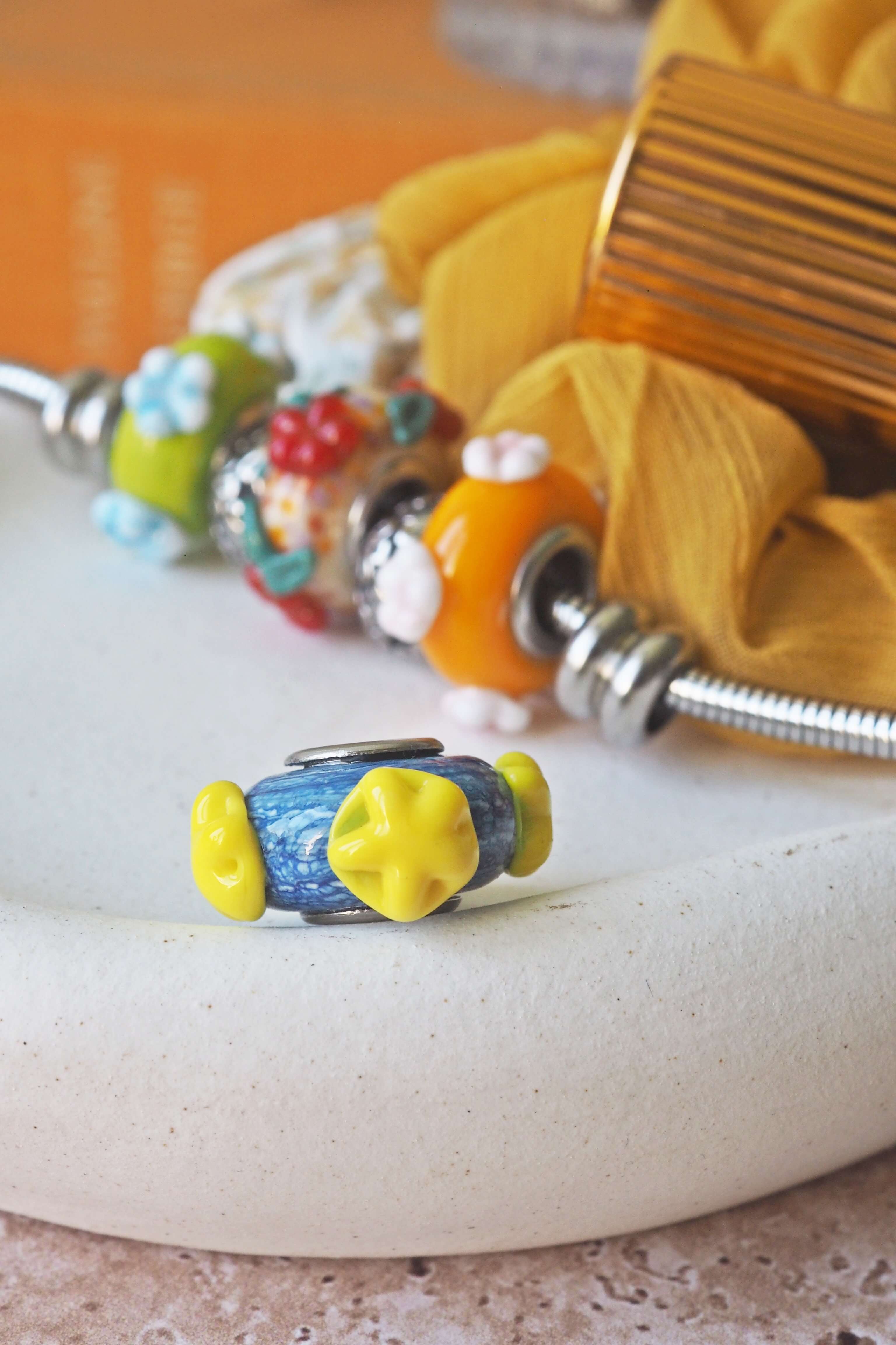 perle verre sertie pandora murano philomène filé bijoux bracelet créatrice france (42)