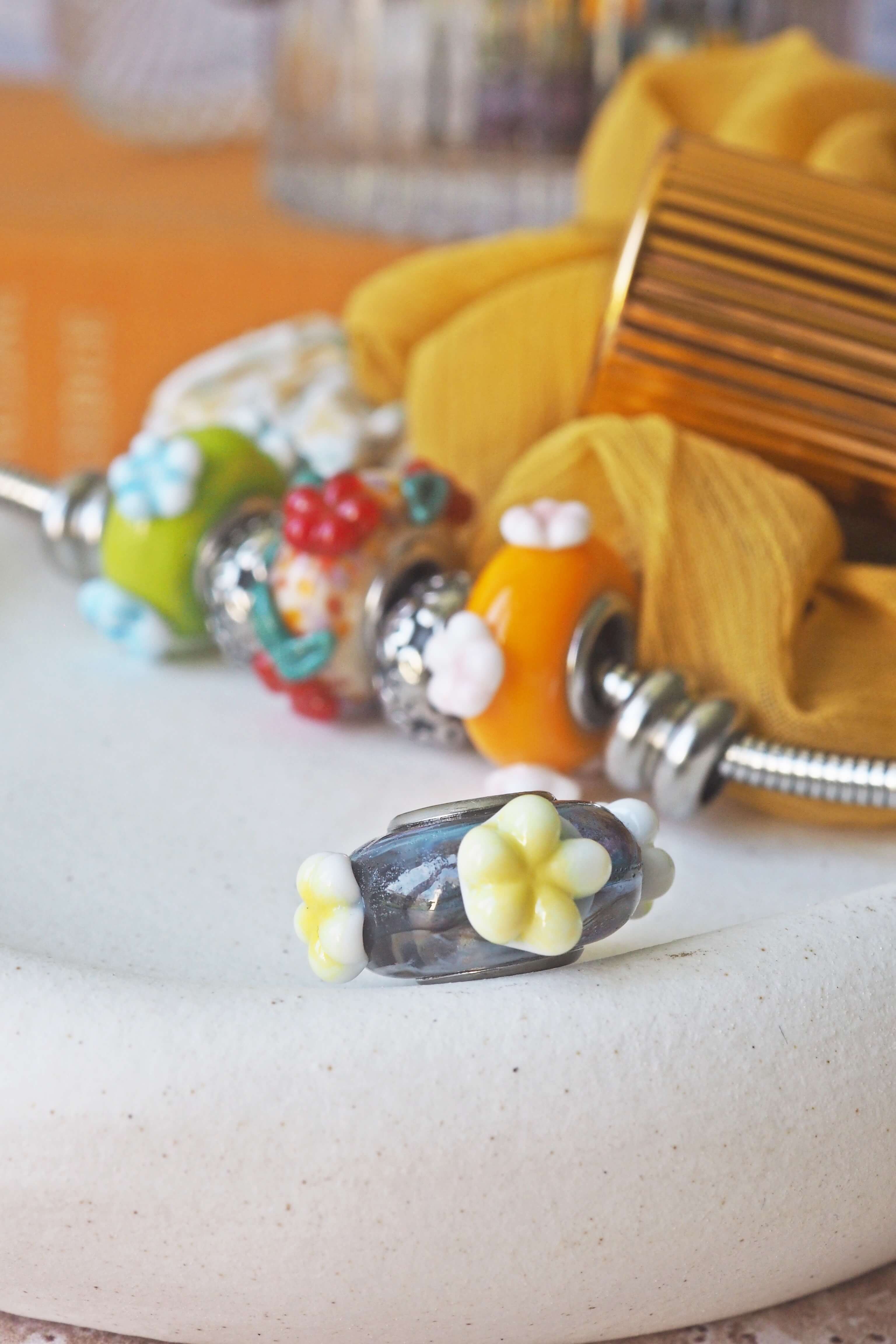 perle verre sertie pandora murano philomène filé bijoux bracelet créatrice france (59)
