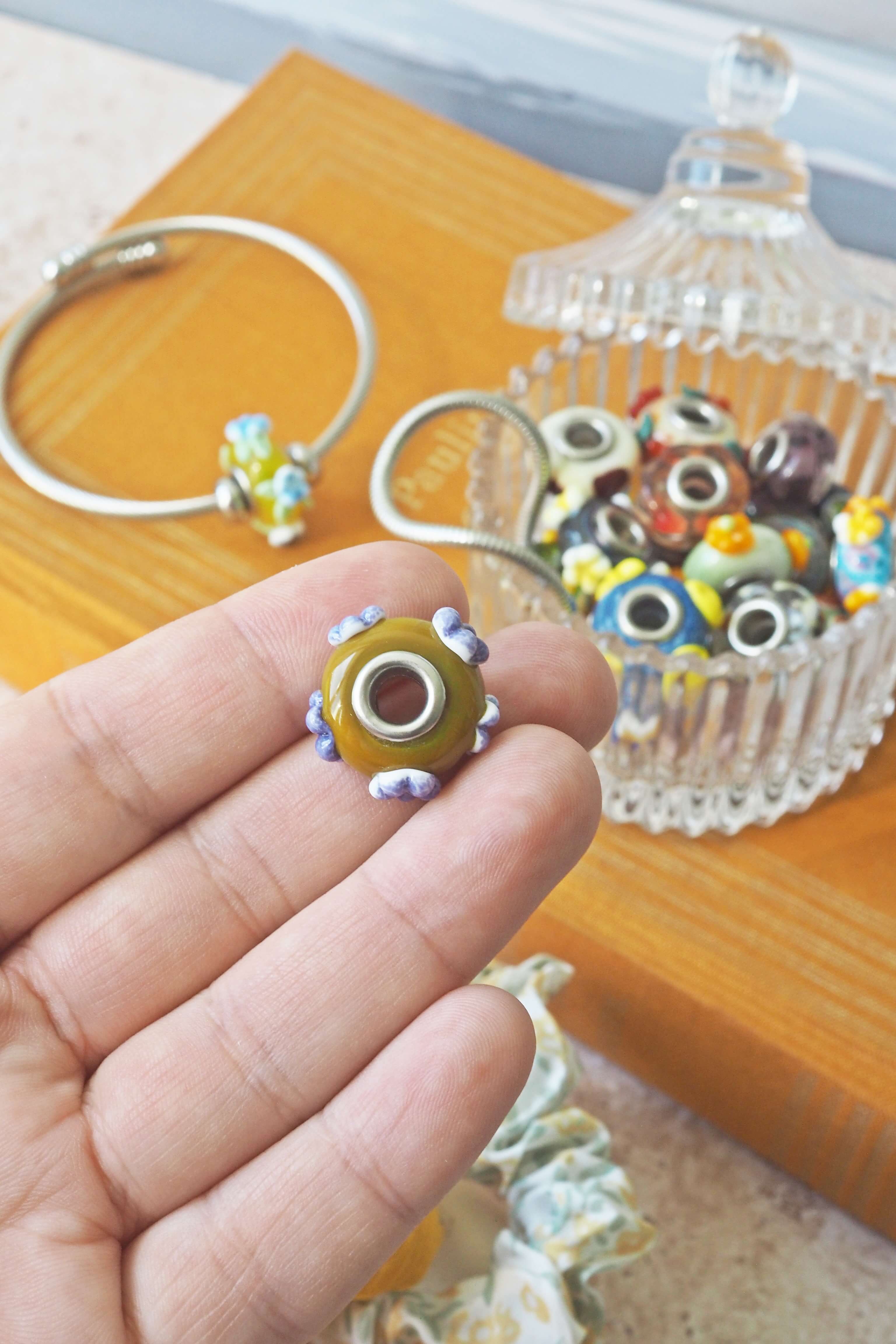 perle verre sertie pandora murano philomène filé bijoux bracelet créatrice france (7)
