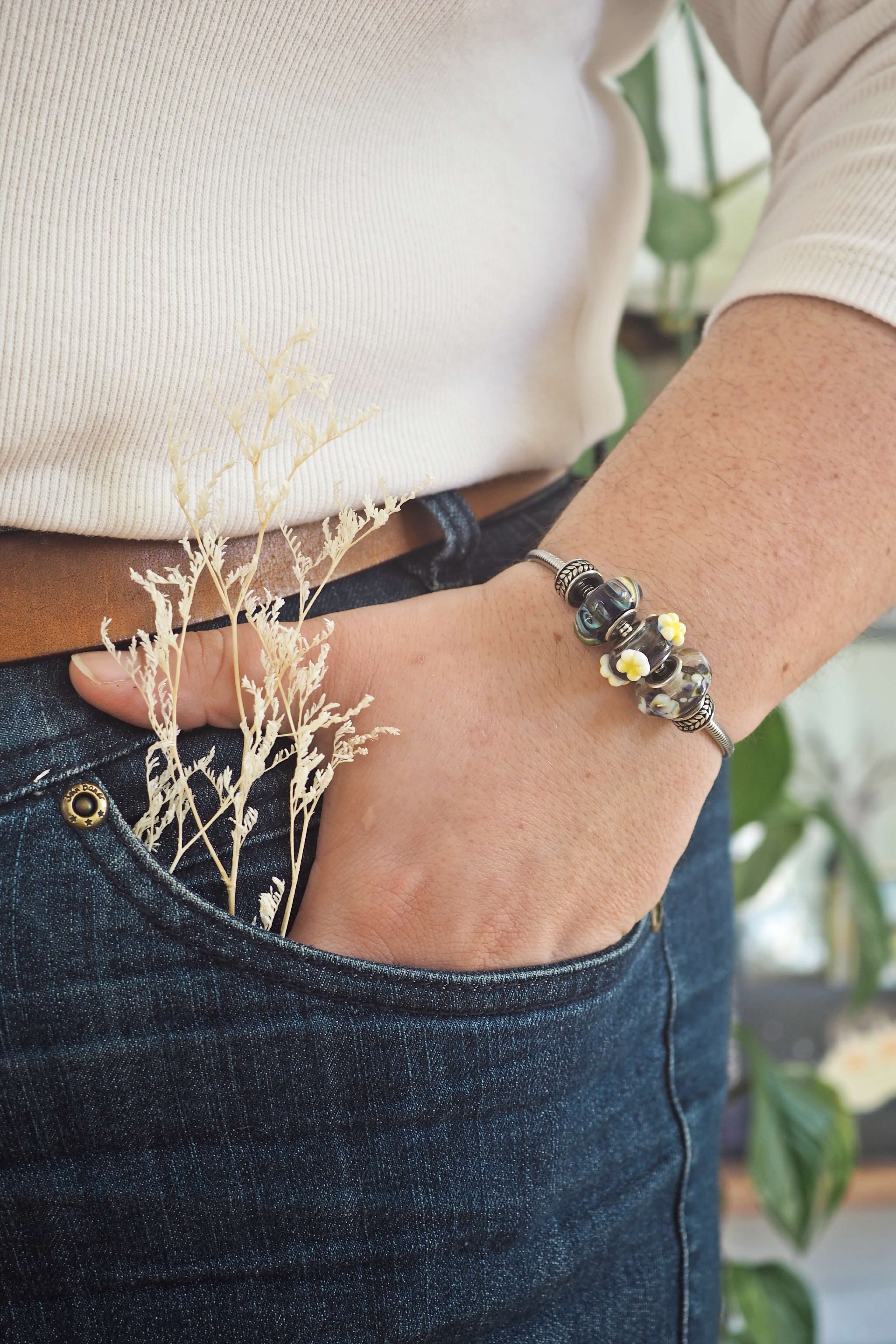 perle verre sertie pandora murano philomène filé bijoux bracelet créatrice france (71)