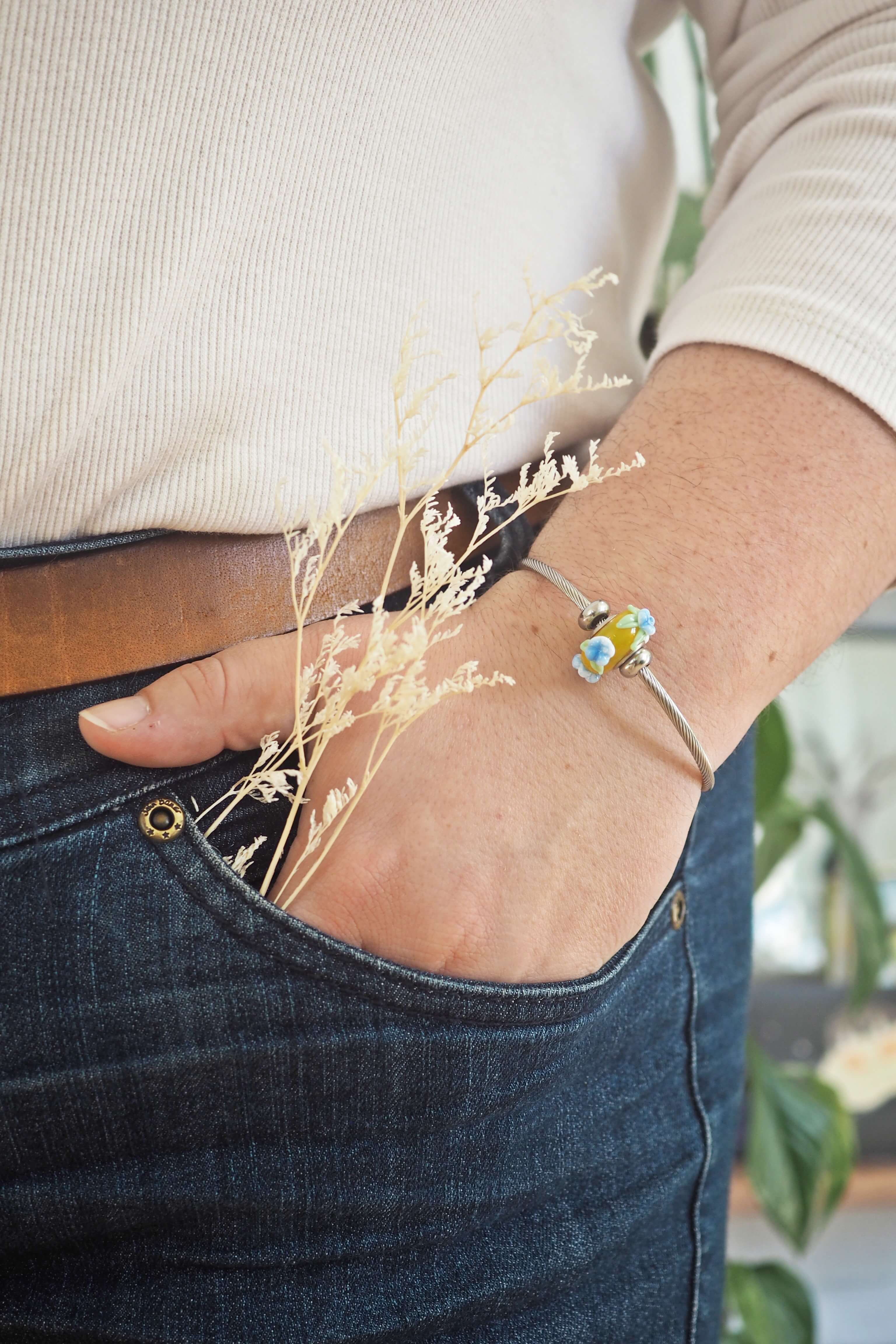 perle verre sertie pandora murano philomène filé bijoux bracelet créatrice france (72)