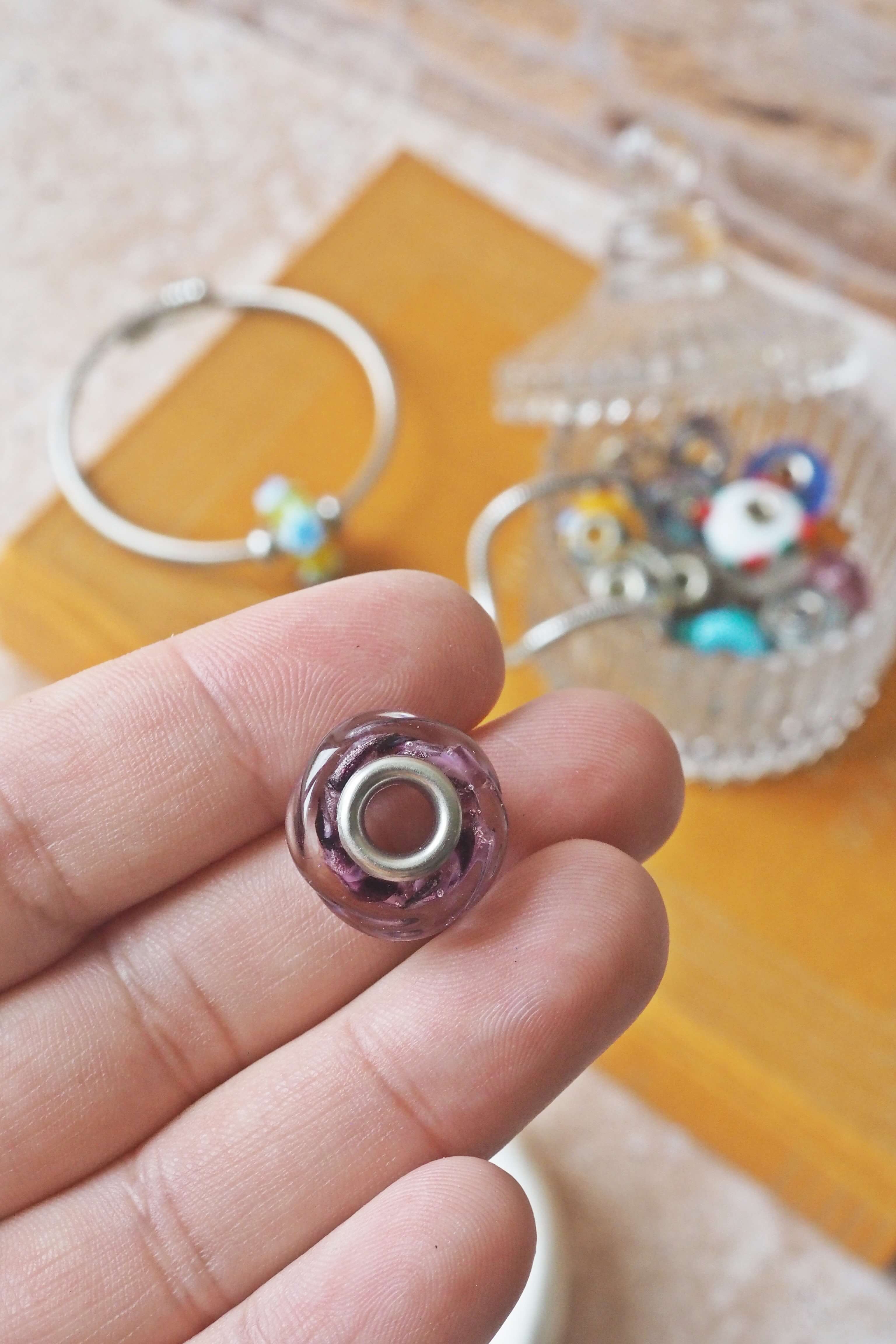 perle verre sertie pandora murano philomène filé bijoux bracelet créatrice france (88)