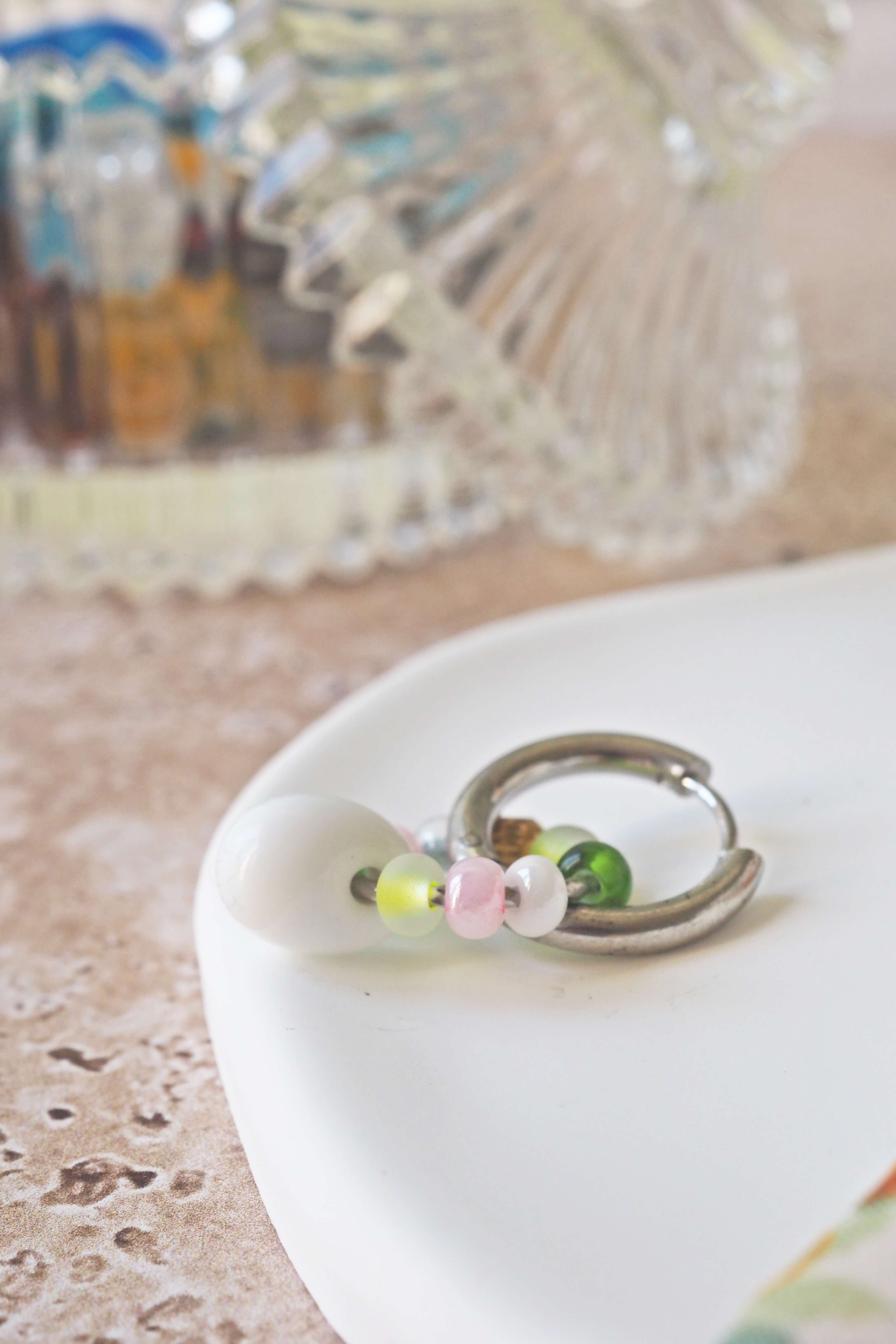 philomene bijoux boucles oreilles paulette goutte verre filé murano artisanal unique coloré perles anneau simple (42)