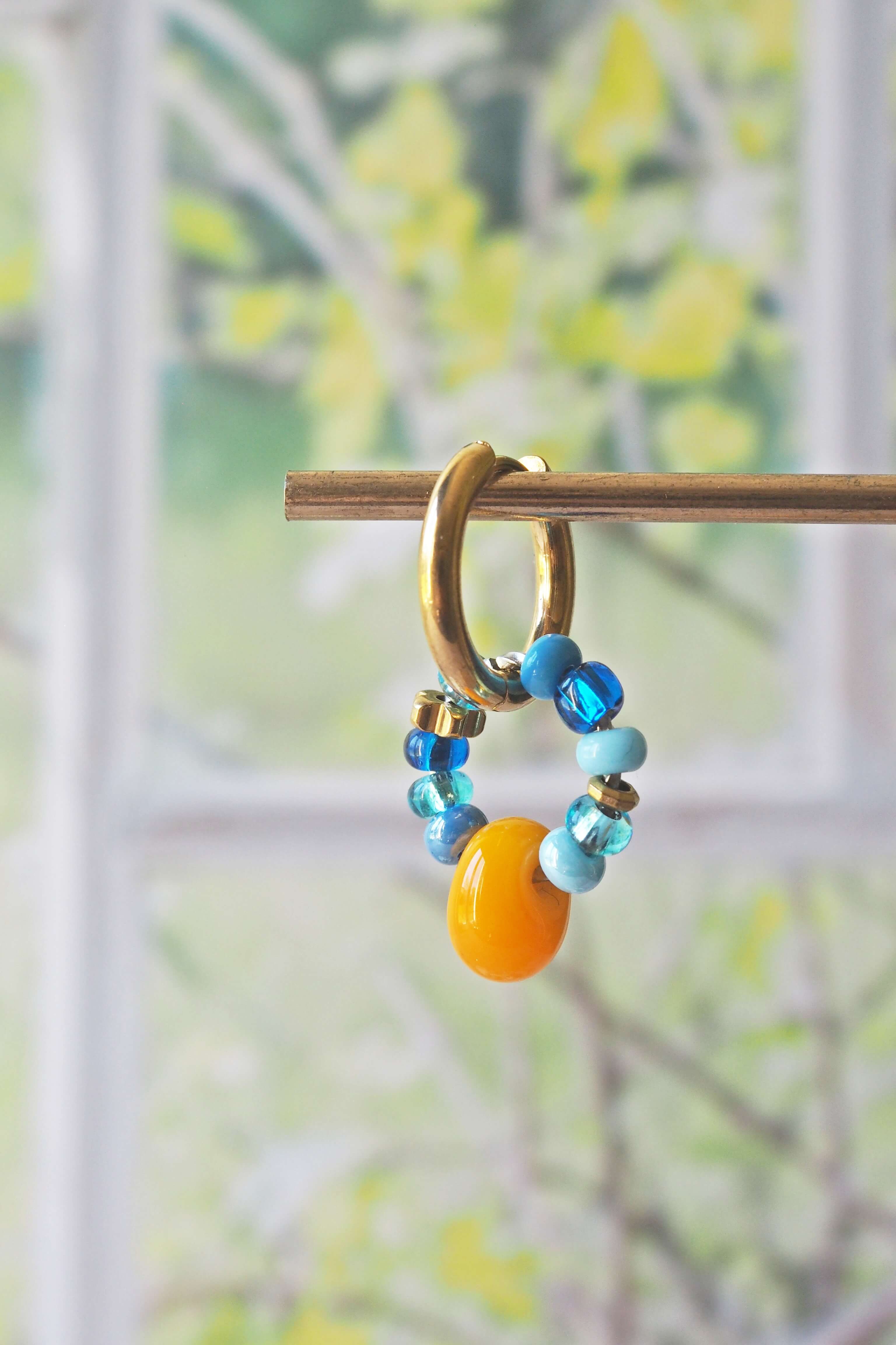 philomene bijoux boucles oreilles paulette goutte verre filé murano artisanal unique coloré perles anneau simple (71)