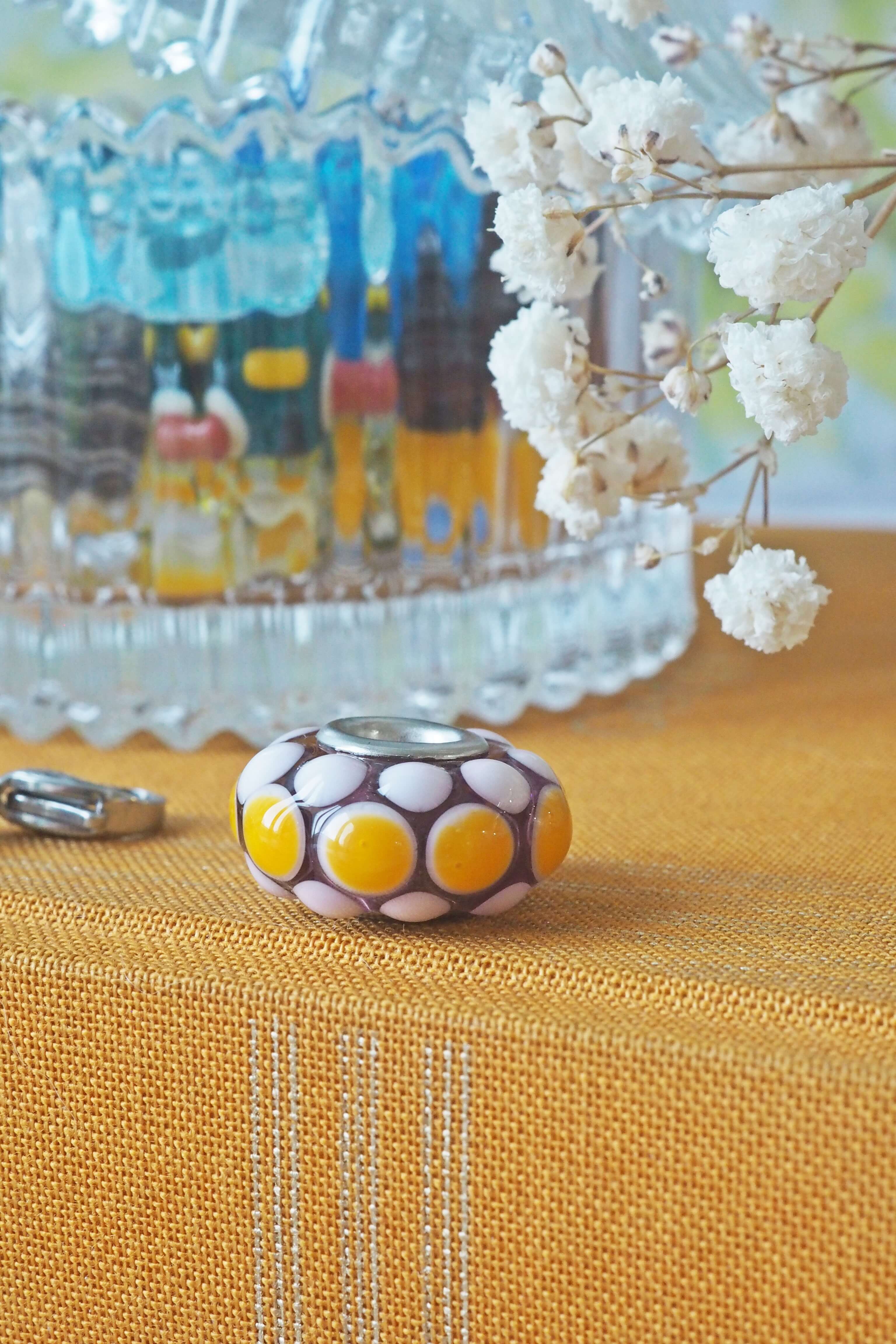 philomène perle unité pandora trollbeads verre filé artisanat bracelet bijou (18)