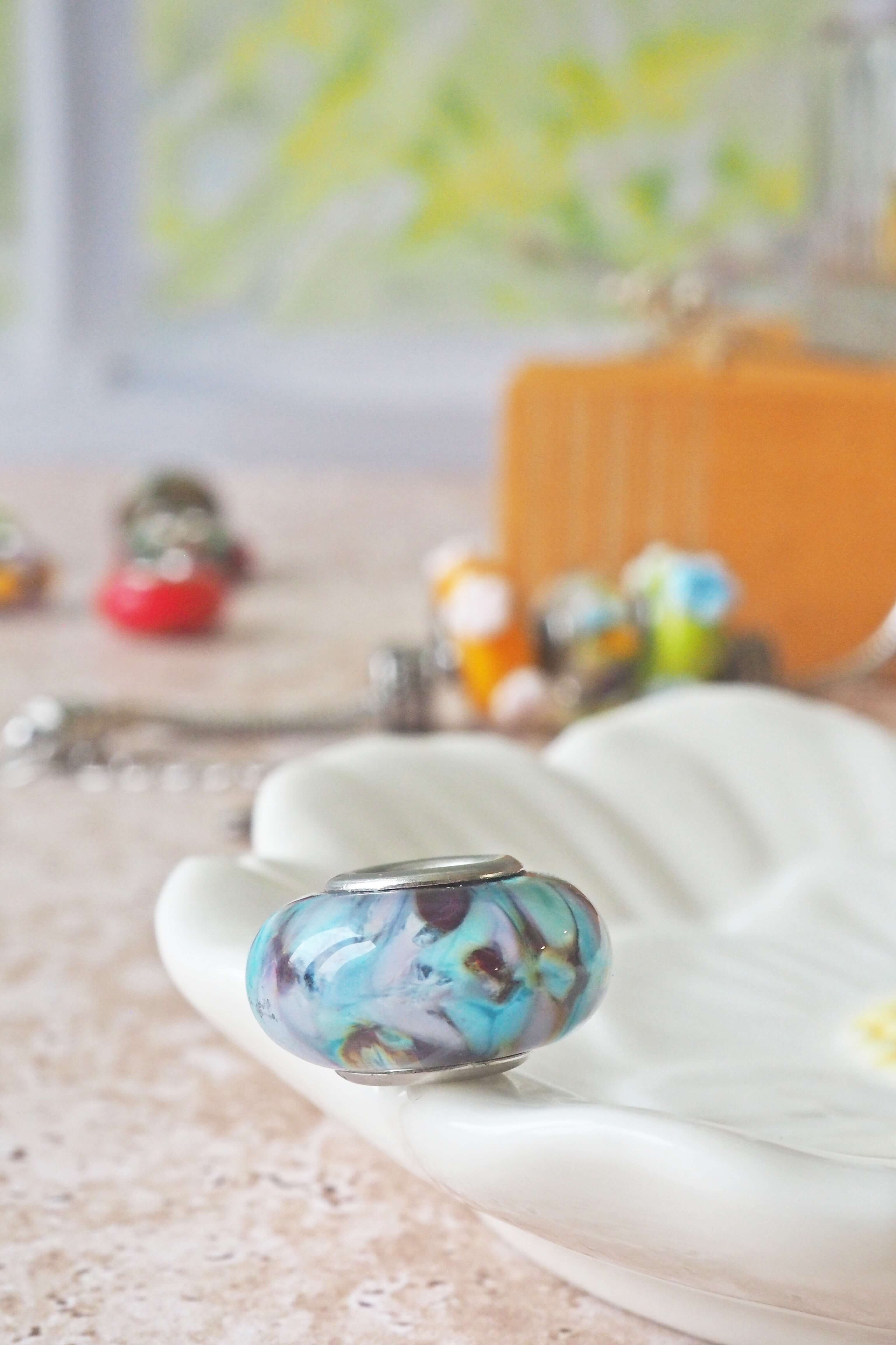 philomène perle unité pandora trollbeads verre filé artisanat bracelet bijou (37)