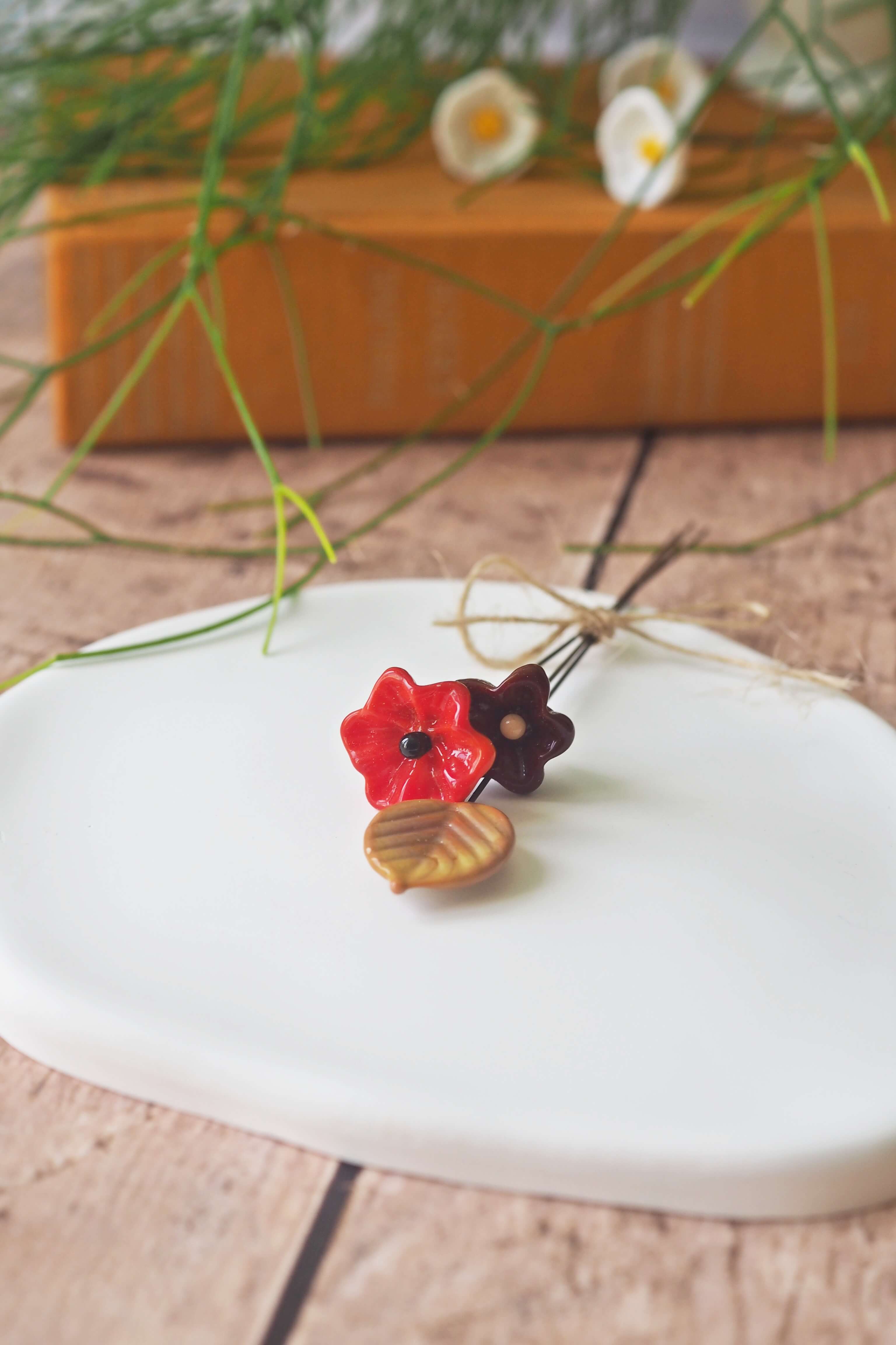 philomène verre bouquet tige plante fleurs végétal cadeau filé fileuse artisanal original jardin fleurs feuilles (39)