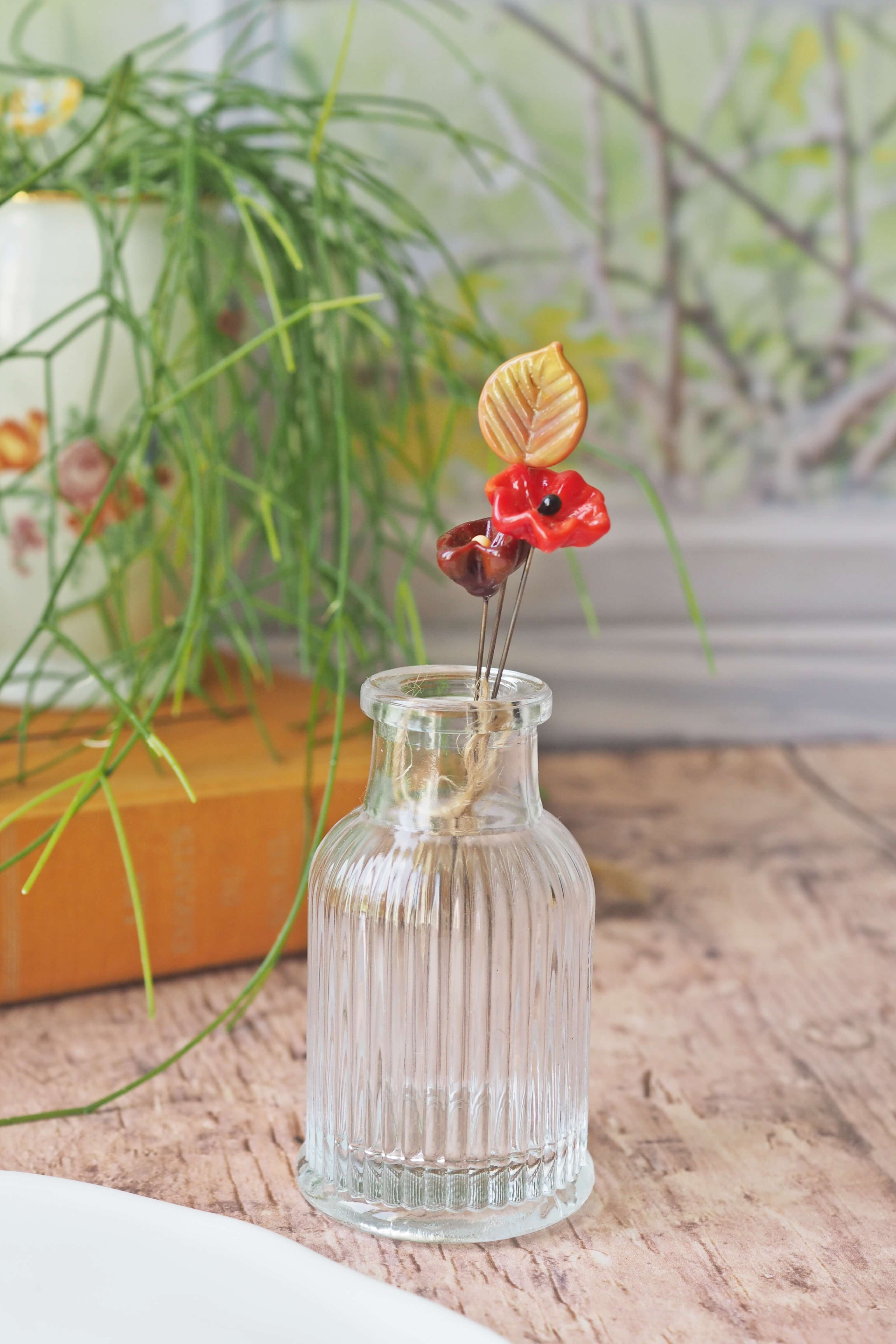 philomène verre bouquet tige plante fleurs végétal cadeau filé fileuse artisanal original jardin fleurs feuilles (42)