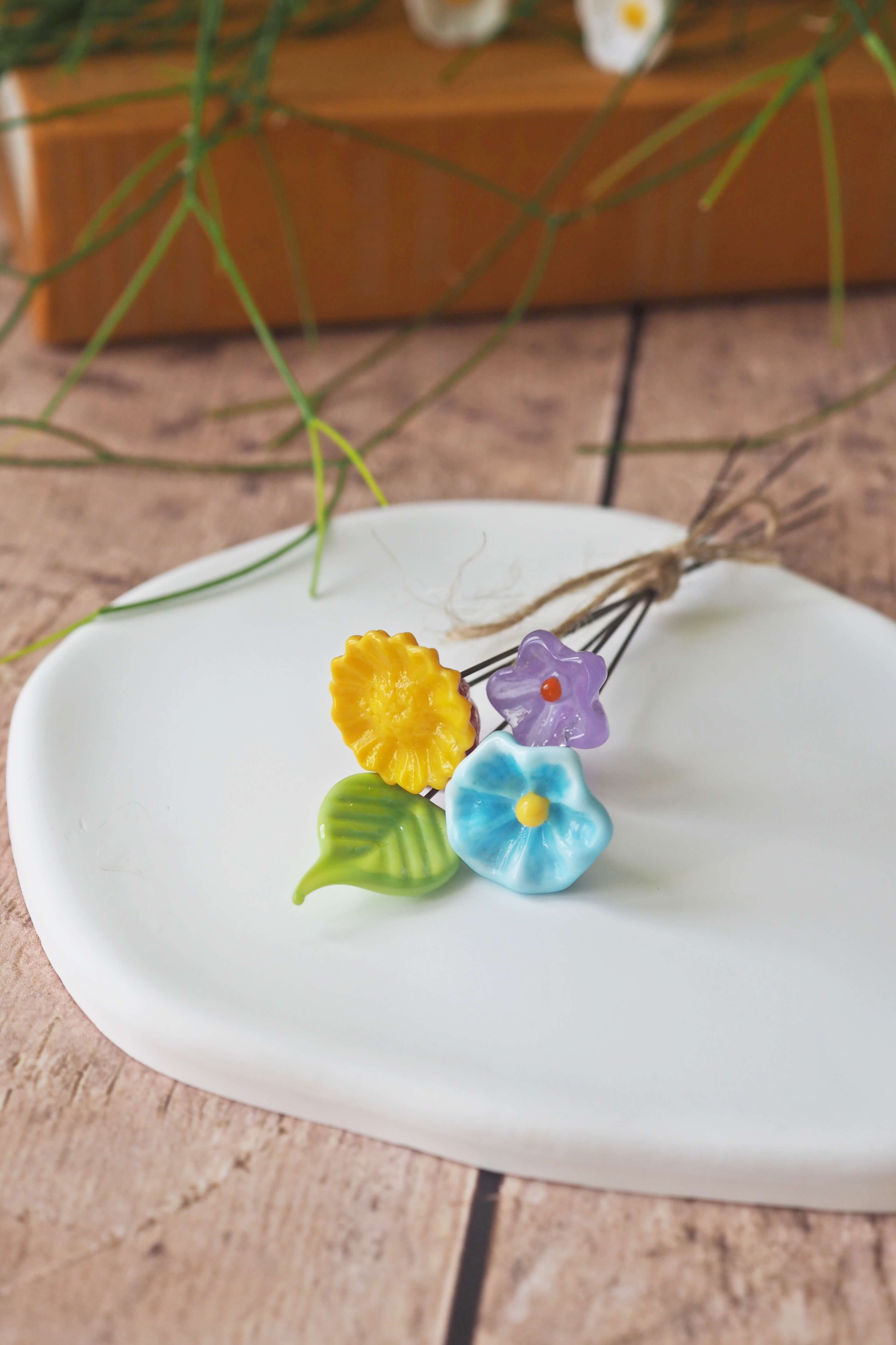 philomène verre bouquet tige plante fleurs végétal cadeau filé fileuse artisanal original jardin fleurs feuilles (43)
