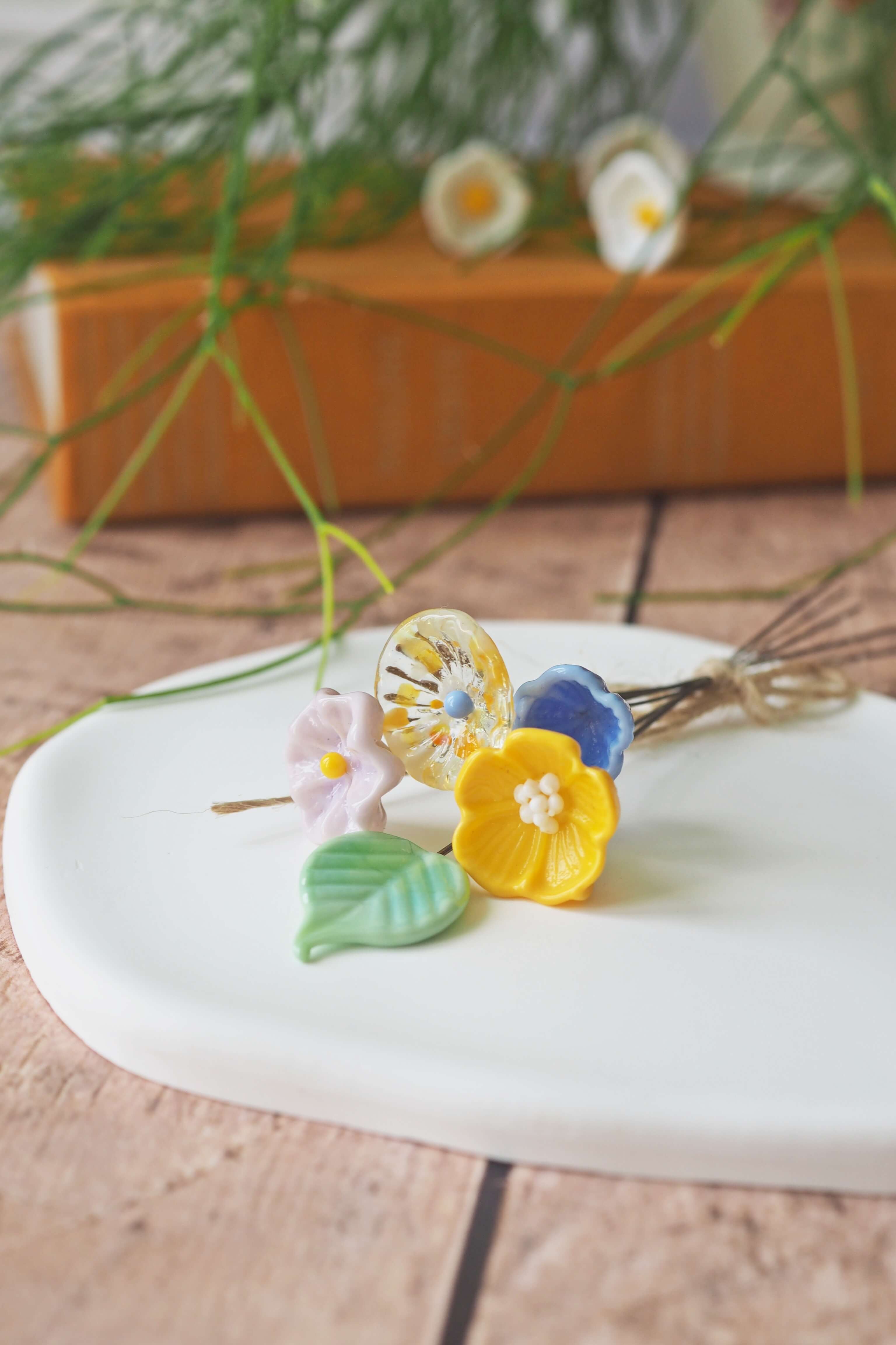 philomène verre bouquet tige plante fleurs végétal cadeau filé fileuse artisanal original jardin fleurs feuilles (47)