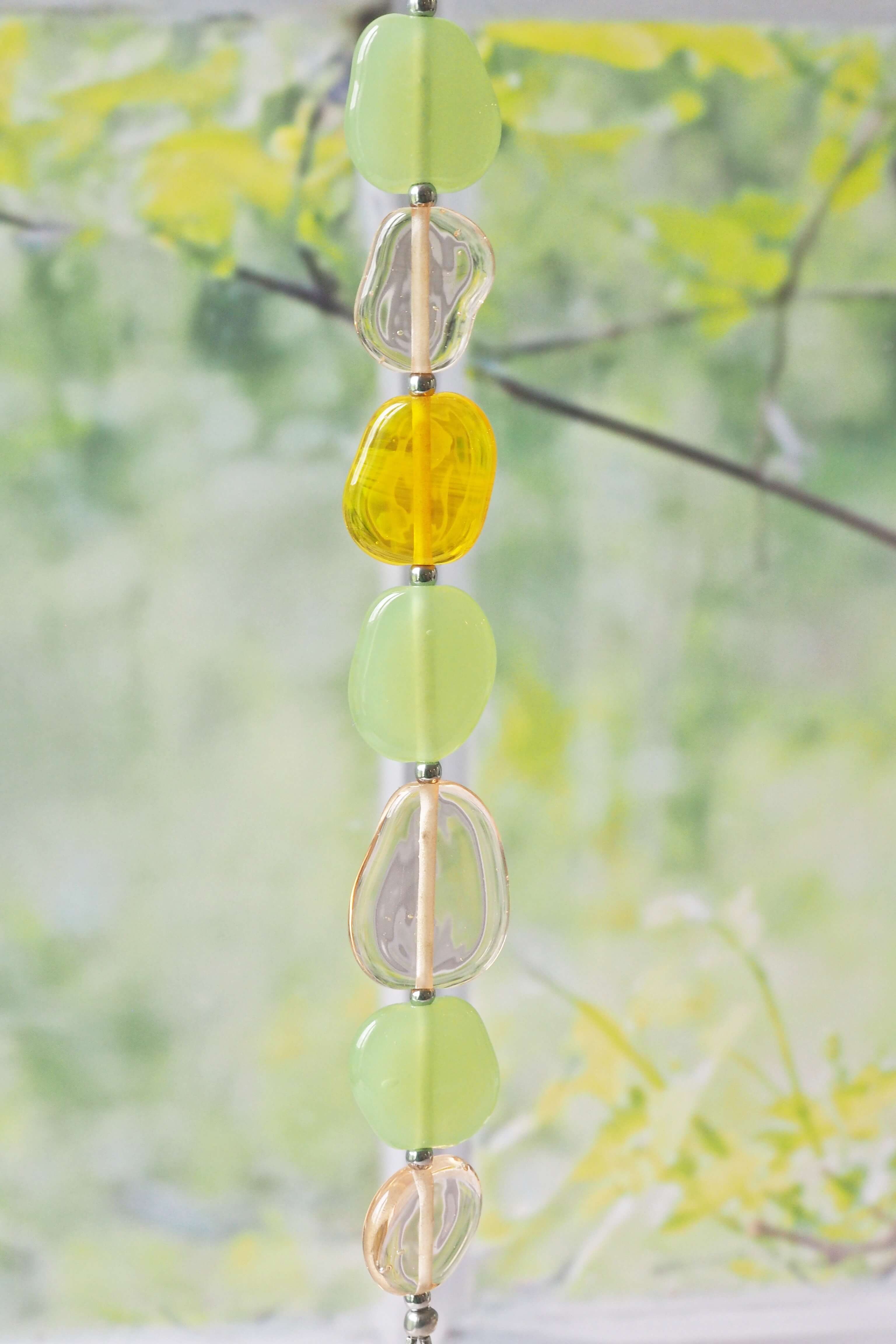 philomène verre galets bijoux verre filé artisanat unique création art bracelet (7)