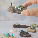 tortue sculpture bois flotté verre filage rochelle philomène création artisanal mer océa groupe