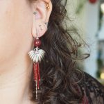 boucles oreilles art deco verre murano pampille miyuki artisanal creatrice philomène (3)